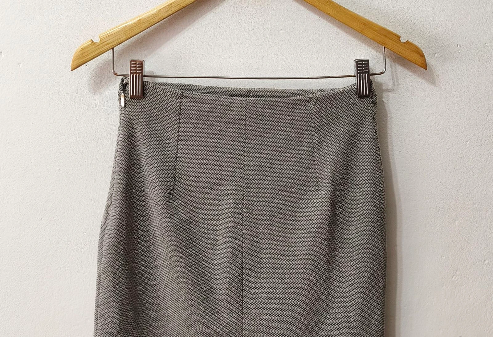 Mango gray pencil skirt women Size XS – photo 7